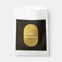 Black & Gold Moderne Minimalistisch Arch Wedding