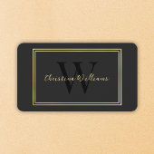 Black Gold Modernes Minimalistisches Elegantes Ber Visitenkarte