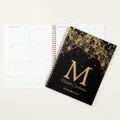 Black Gold Monogram Adpointing Book Planer (Anzeige)