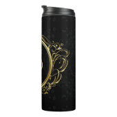 Black Gold Monogram Class Thermosbecher (Nach rechts gedreht)