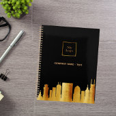 Black Gold Nashville Skyline-Logo Planer