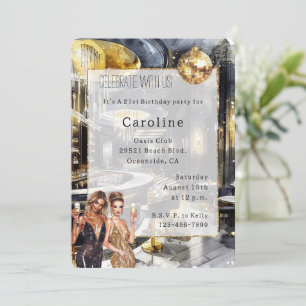 Black Gold Night Party Giro del Malcantone Einladung