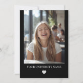 Black Gold Nurse graduation party neutral gender  (Rückseite)