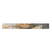 Black Gold Orange Celestial Satinband (Vorderseite)
