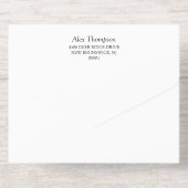 Black Gold Out of Office Forever Retirement Party All-in-One-Einladung (Rückseite)