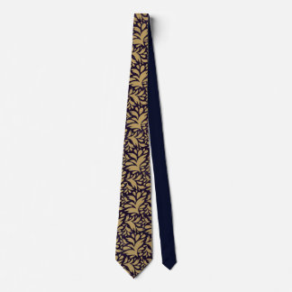 Black & Gold Pattern Neck Tie Krawatte