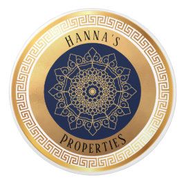 Black Gold Personalisiert Keramikknauf