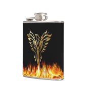 Black Gold Phoenix Flammen 6 oz. Flachmann (Links)