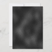 Black Gold Prince Baby Dusche Einladung (Rückseite)