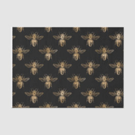 Black & Gold Queen Bee Tissue Paper Seidenpapier