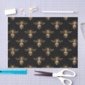 Black & Gold Queen Bee Tissue Paper Seidenpapier (Handwerk)