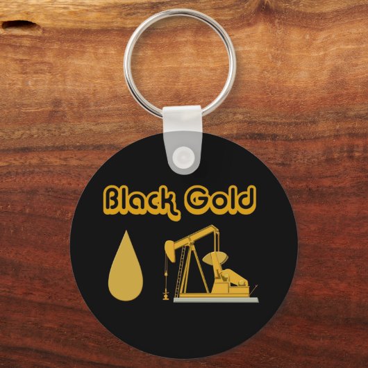 Black Gold Schlüsselanhänger (Vorderseite)