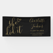 Black Gold Sie hat Skriptabitur Party