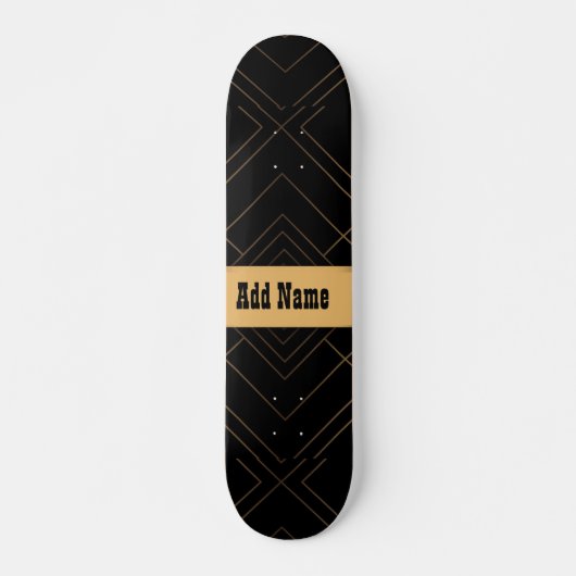Black Gold Skateboard (Vorne)