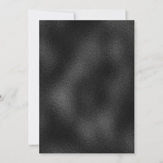 Black Gold Sneaker Ball Einladung (Rückseite)