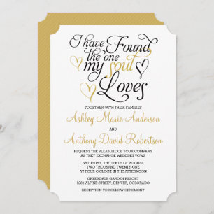 Black Gold Soul Lieben Herzlich Willkommen Einladung