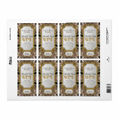 Black Gold Sparkler Wein Flaschen Etiketten (Vorne)