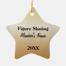 Black & Gold Sports Team Ornaments oder Prämien