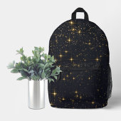 Black Gold Staright Bedruckter Rucksack