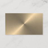 Black & Gold Stilschrift "Cheers" Drink Ticket Begleitkarte (Rückseite)