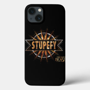 Black & Gold Stupefy Zauber Grafik Case-Mate iPhone Hülle