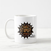 Black & Gold Stupefy Zauber Grafik Kaffeetasse (Links)