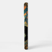 Black Gold Teal iPhone 16 Pro Max Case Hülle (Linke Seite)