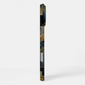 Black Gold Teal iPhone 16 Pro Max Case  Hülle (Rechte Seite)