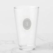 Black Gold Trauzeuge Pint Glass Gift Glas (Rückseite)
