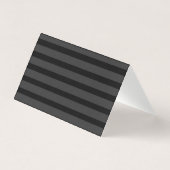 Black Gold Tuxedo Stripe Guest Tischnummer Card (Rückseite)