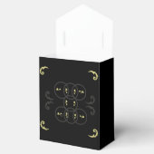 Black Gold und Silver Circles Geschenkschachtel (Geöffnet)