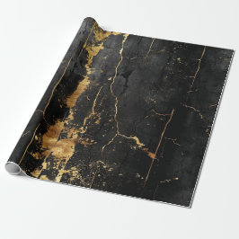 Black Gold Vintag Geschenkpapier