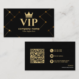 Black & Gold VIP-voll benutzerdefinierbar und Beru Visitenkarte