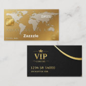 Black Gold Visitenkarten Visitenkarte (Vorne/Hinten)