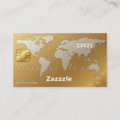 Black Gold Visitenkarten Visitenkarte (Vorderseite)