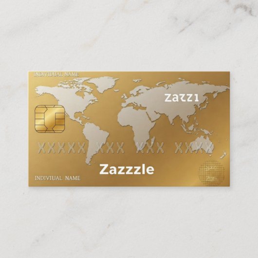 Black Gold Visitenkarten Visitenkarte (Vorderseite)