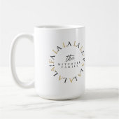 Black Gold Weihnachten La-ID1009 Kaffeetasse (Links)