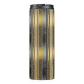 Black Gold Weihnachten La La Pattern#27 ID1009 Thermosbecher (Rückseite)