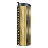 Black Gold Weihnachten La La Pattern#27 ID1009 Thermosbecher (Nach rechts gedreht)