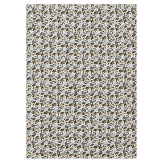 Black Gold Weihnachten Merry Pattern#21 ID1009 Tischdecke (Vorderseite)