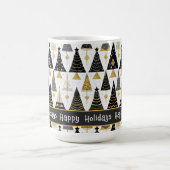 Black Gold Weihnachten Merry Pattern#25 ID1009 Kaffeetasse (Mittel)