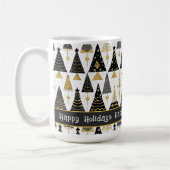Black Gold Weihnachten Merry Pattern#25 ID1009 Kaffeetasse (Links)