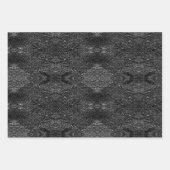 Black Gold Weihnachtsmuster #2#8#32 ID1009 Geschenkpapier Set (Vorderseite 3)