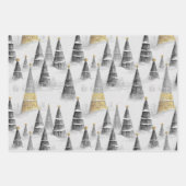 Black Gold Weihnachtsmuster #2#8#32 ID1009 Geschenkpapier Set (Vorderseite 2)