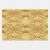 Black Gold Weihnachtsmuster #7#10#33 ID1009 Geschenkpapier Set (Vorderseite 3)