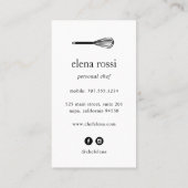 Black & Gold Whisky | Koch Catering Bäckerei Visitenkarte (Rückseite)