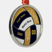 Black Gold White, Volleyball Ornamente personalisi (Rechts)