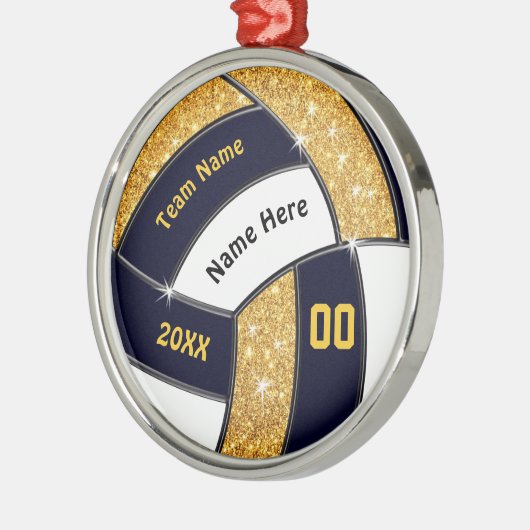 Black Gold White, Volleyball Ornamente personalisi (Links)