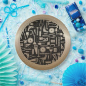 Black & Gold Workshop Tools Paper-Teller Pappteller (Party)