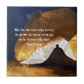 Black Gold Yoga Meditation Instructor Reiki Master Fliese (Vorderseite)